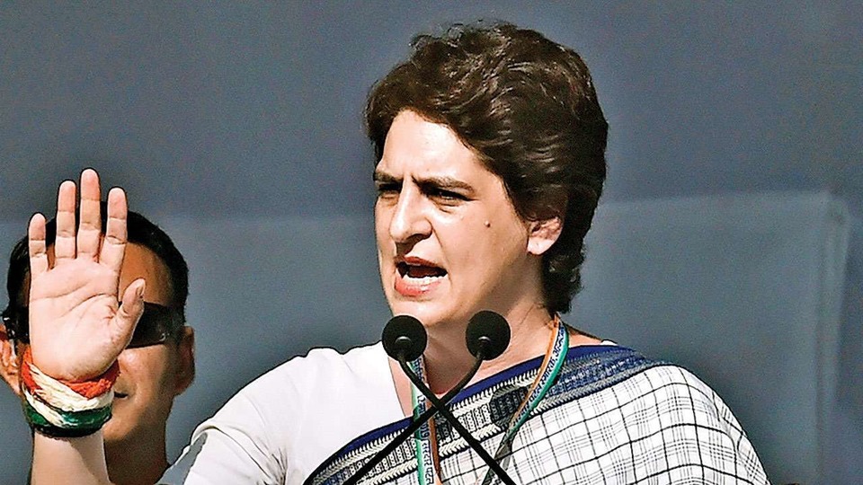 Priyanka demands halving of electricity rates for farmers in UP
